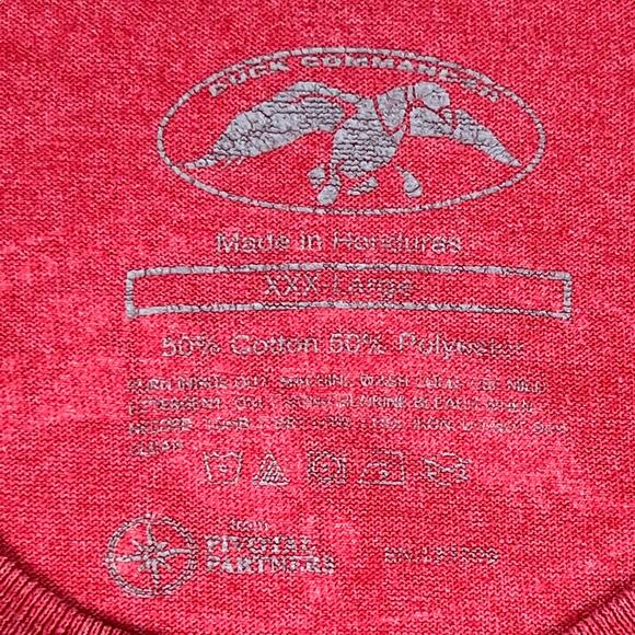Duck Dynasty Duck Commander Happy Happy Happy Tee Shirt in Heathered Red XXXL - Picture 5 of 11